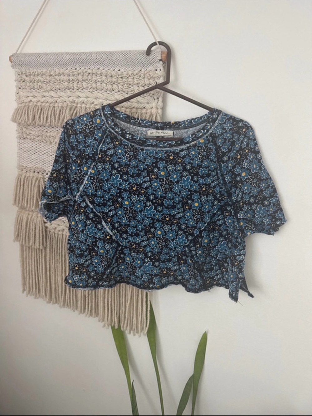 We The Free Sammie Printed Cropped Tee